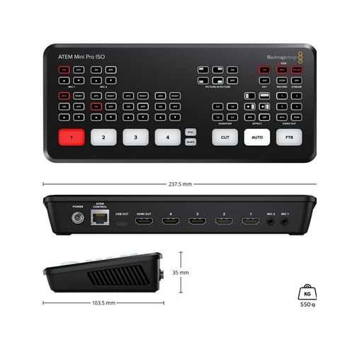 Bộ Trộn Hình Atem Mini Pro Iso
