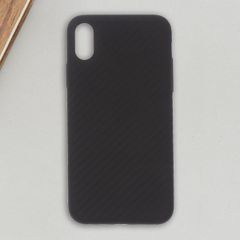  Ốp lưng iPhone X Nhựa dẻo Carbon Fibre COSANO Đen 