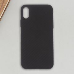  Ốp lưng iPhone X Nhựa dẻo Carbon Fibre COSANO Đen 
