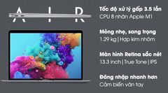  Laptop Apple MacBook Air M1 2020 8GB/256GB/7-core GPU (MGN93SA/A) 