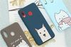 Ốp lưng Galaxy A20 nhựa dẻo in nổi emboss printing OSMIA MWGCK004 Chó dễ thương