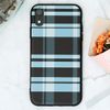 Ốp lưng iPhone XR nhựa dẻo EmboSS printing OSMIA CKUT002 Caro Xanh