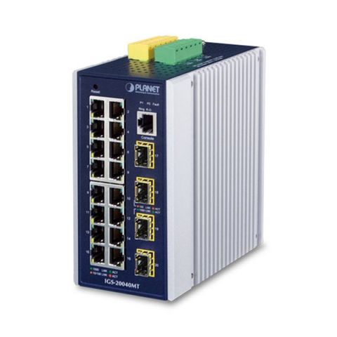 Switch 16 Port Ge   4 Port 1g Sfp Planet Igs-20040mt