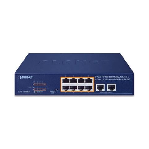 Switch Planet 8 Port 1gb Poe   2 Port 1gb Gsd-1008hp