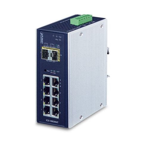 Switch 8 Port Ge   2 Port 1g/2.5g Sfp Planet Igs-10020mt