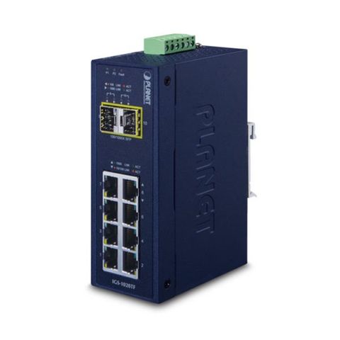 Switch 8 Port Ge   2 Port 1g Sfp Planet Igs-1020tf