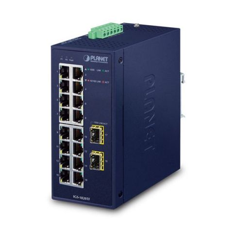 Switch 16 Port Ge   2 Port 1g Sfp Planet Igs-1820tf