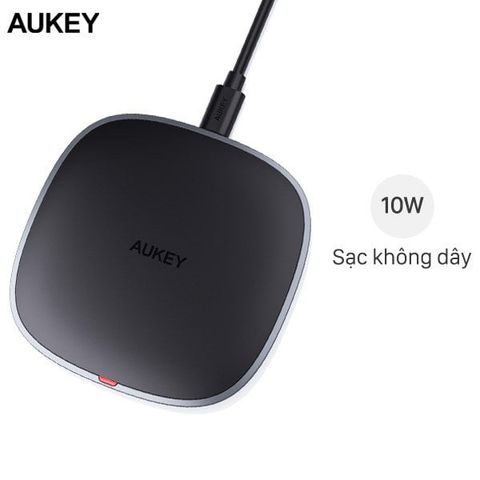 Đế sạc không dây Qi QC 3.0 AUKEY LC-C6 Đen