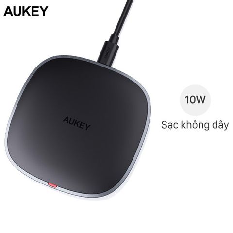 Đế sạc không dây Qi QC 3.0 AUKEY LC-C6 Đen