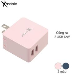  Adapter Sạc 3.4A Dual Xmobile DS730-DB 