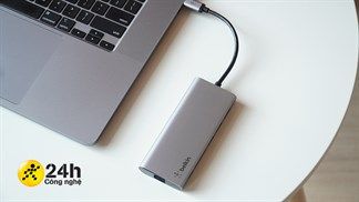 Trên tay HUB Type-C 6 in 1 Belkin: Cuối cùng thì mình cũng đã có một HUB vừa đẹp vừa xịn để dùng chung với MacBook