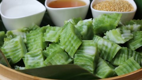 Cách làm bánh đúc gân lá dứa - bánh đúc ngọt dẻo ngon cực đơn giản