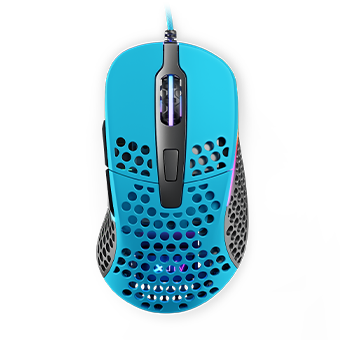 Chuột gaming XTRFY M4 Miami Blue