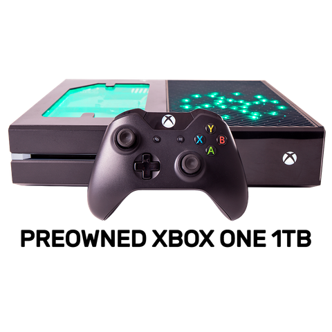 Microsoft Xbox One Rgb Green Led Console 1Tb (Premium Refurbished By Eb)