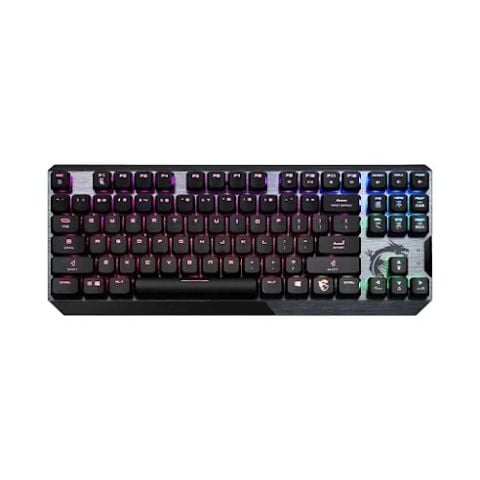 Bàn phím cơ gaming có dây MSI Vigor GK50 TKL Kailh Low Profile Switch (màu đen)