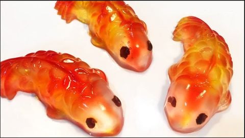 2 cách làm thạch rau câu hình con cá chép cúng bàn thờ gia tiên ngày lễ