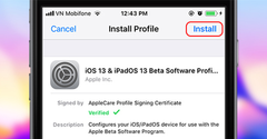  Hướng dẫn cài đặt iOS 13 thông qua OTA nhanh nhất 2019 