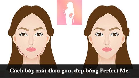 Cách bóp mặt, chỉnh sửa khuôn mặt thon gọn, đẹp bằng app Perfect Me