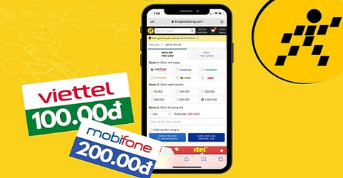 Cách mua thẻ cào, thẻ game khuyến mãi tại Trung Tâm Bảo Hành đơn giản
