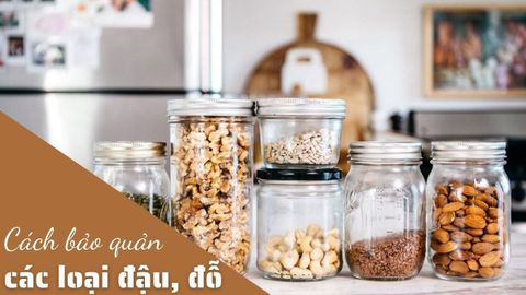 Cách bảo quản các loại đậu, đỗ để được lâu, chóng mối mọt hiệu quả