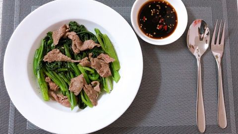 Cách làm cải ngồng xào thịt bò thơm ngon đậm vị cho cả nhà