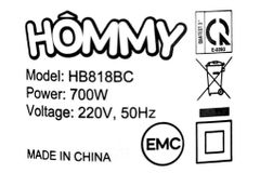  Máy xay sinh tố cầm tay Hommy HB818BC 