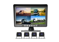  Camera hành trình xe tải GT10 màn hình 10 inch kèm 4 mắt camera 