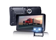  Camera hành trình xe tải Navicom GT7 2 mắt trước sau kèm camera lùi 