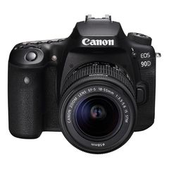  Camera Canon Eos 90d + Kit 18-55mm 