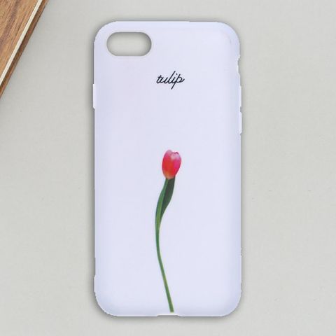 Ốp lưng iPhone 7 - iPhone 8 Nhựa dẻo Candy Xmobile Tulip Trắng