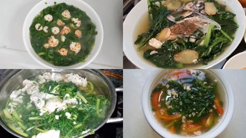 Tổng hợp 7 cách nấu canh cải cúc (canh tần ô) thanh mát, đơn giản hấp dẫn