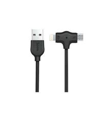  Cáp 2 trong 1 micro usb, lightning hoco x10 