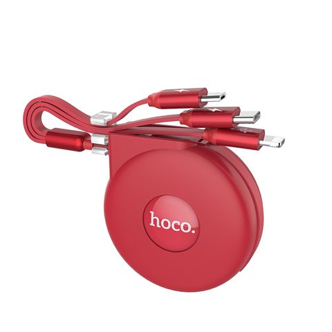 Cáp sạc 3 in 1 dây rút hoco u50