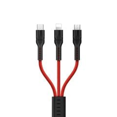  Cáp sạc 3 đầu hoco u31 