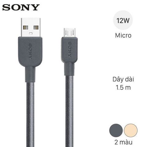 Dây cáp Micro USB 1.5 m Sony CP-ABP150 Dây Nilon