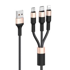  Cáp sạc 3 trong 1 hoco x26 