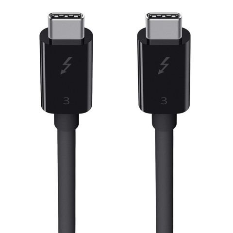 Cáp Thunderbolt 3 Belkin Tốc Độ 40gbps Sạc Nhanh Usb-c Pd 100w Hỗ Trợ Hình Ảnh 4k/5k/ultrahd Egpu F2cd084bt0.8m