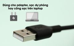  Cáp Type C 1m AVA DS447-WB Đen 