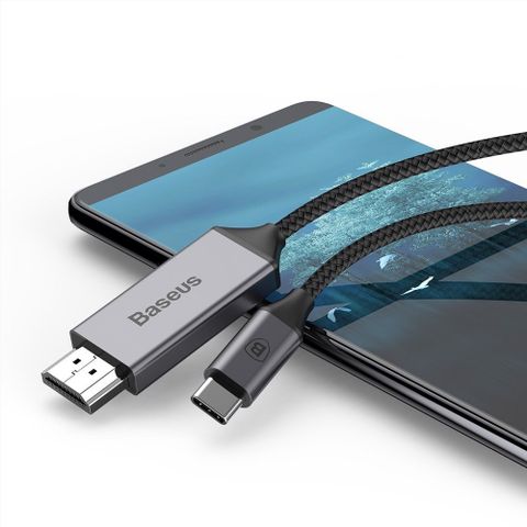 Cáp Chuyển Usb Type C Sang Hdmi Baseus Lv172-gy