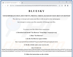  Phục hồi dữ liệu bị ransomware mã hóa, hacker đòi tiền chuộc Bluesky 
