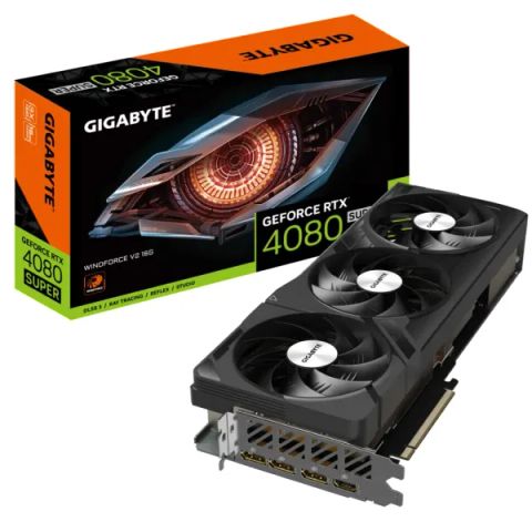 Card màn hình GIGABYTE GeForce RTX 4080 Super WINDFORCE 16GB N408SWF3V2