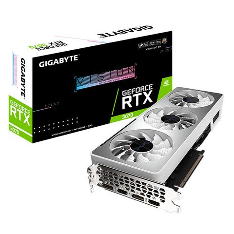 Card Đồ Họa Gigabyte Geforce Rtx 3070 Vision Oc 8g (gv-n3070vision