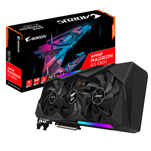 Card Đồ Hoạ Gigabyte R68aorus M-16gd - 16gb Gddr6 - 256 Bit