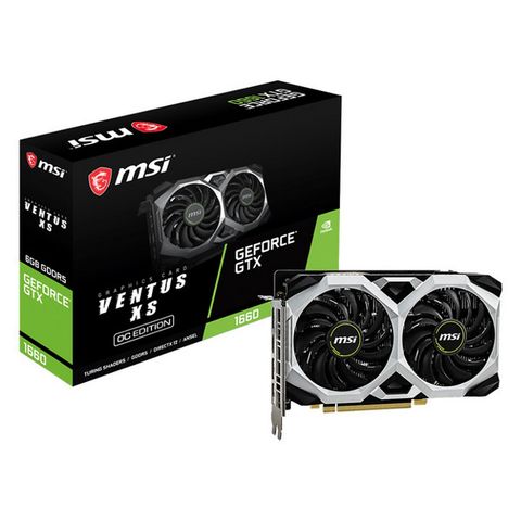 Card Đồ Họa Vga Msi Gtx 1660 Ventus Xs 6g Oc (nvidia Geforce/ 6gb