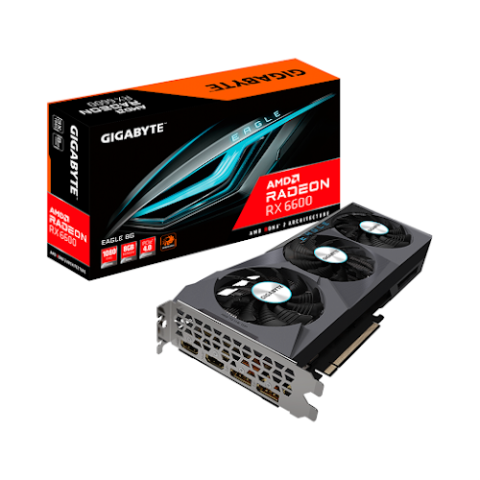 Card màn hình Gigabyte Radeon RX 6600 EAGLE 8G 8GB GDDR6