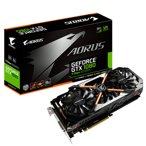 Card Màn Hình Aorus Geforce® Gtx 1080 8g 11gbps
