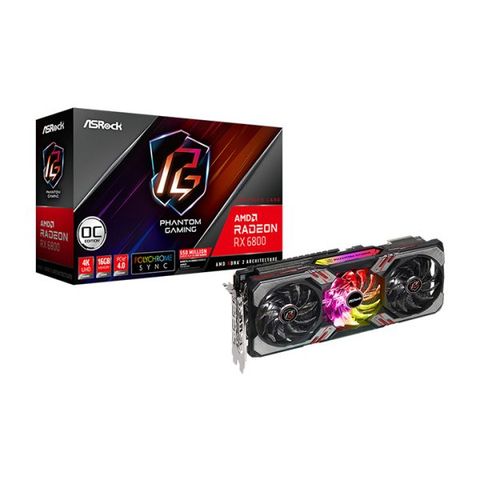 Card Màn Hình Asrock Amd Radeon Rx 6800 Phantom Gaming D 16g Oc