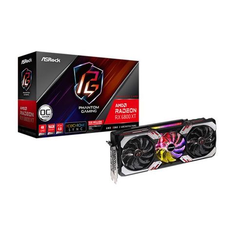Card Màn Hình Asrock Amd Radeon Rx 6800 Xt Phantom Gaming D 16g Oc