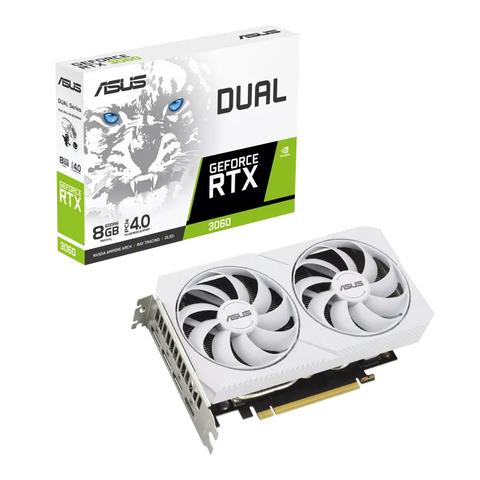 Card Màn Hình Asus Dual Geforce Rtx 3060 White 8g Gddr6