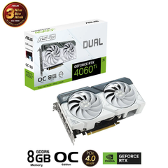  Card Màn Hình Asus Dual Geforce Rtx 4060 Ti White Oc Edition 8gb Gddr6 